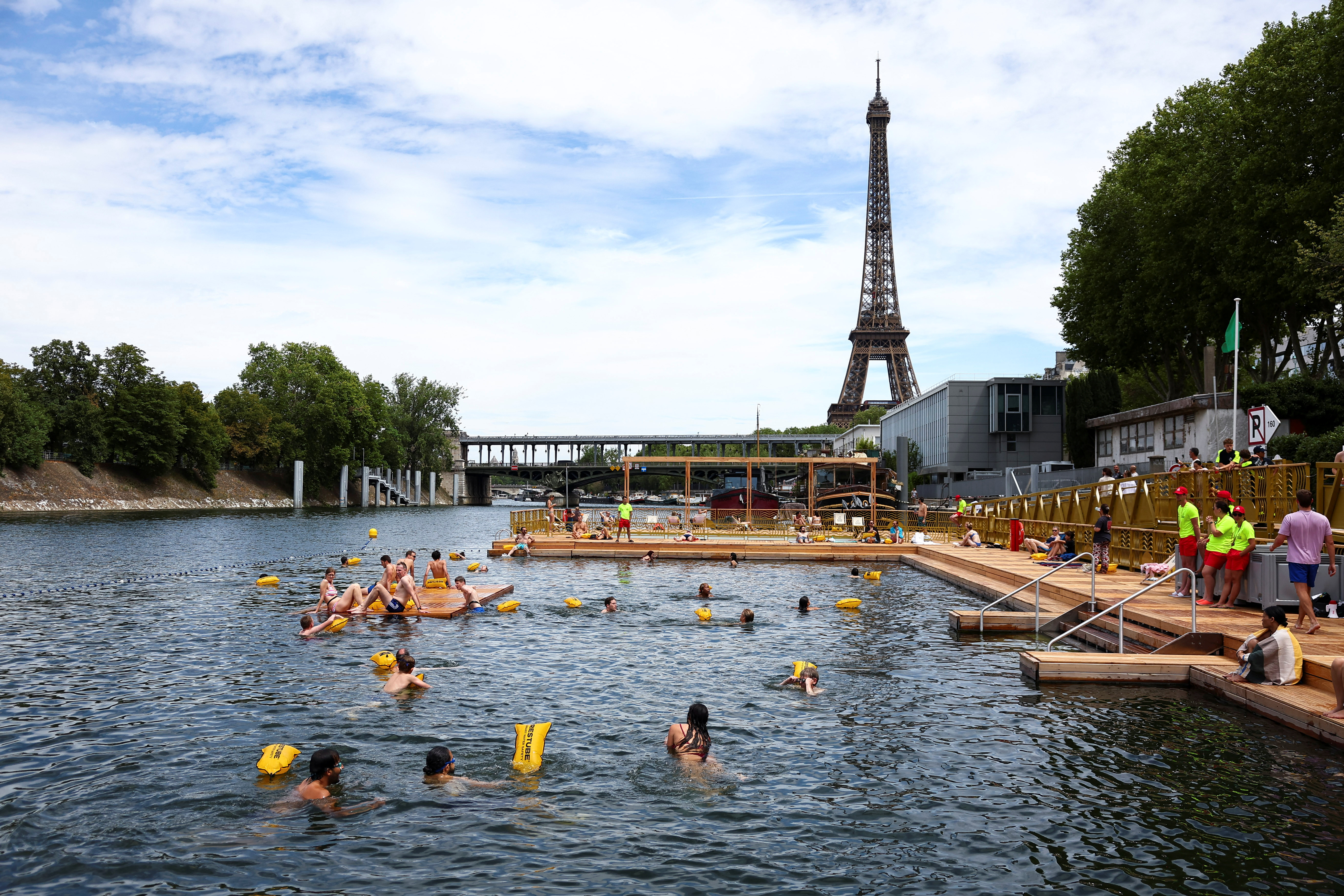 cover Paris opens river Seine for public swimming for first time since 1923