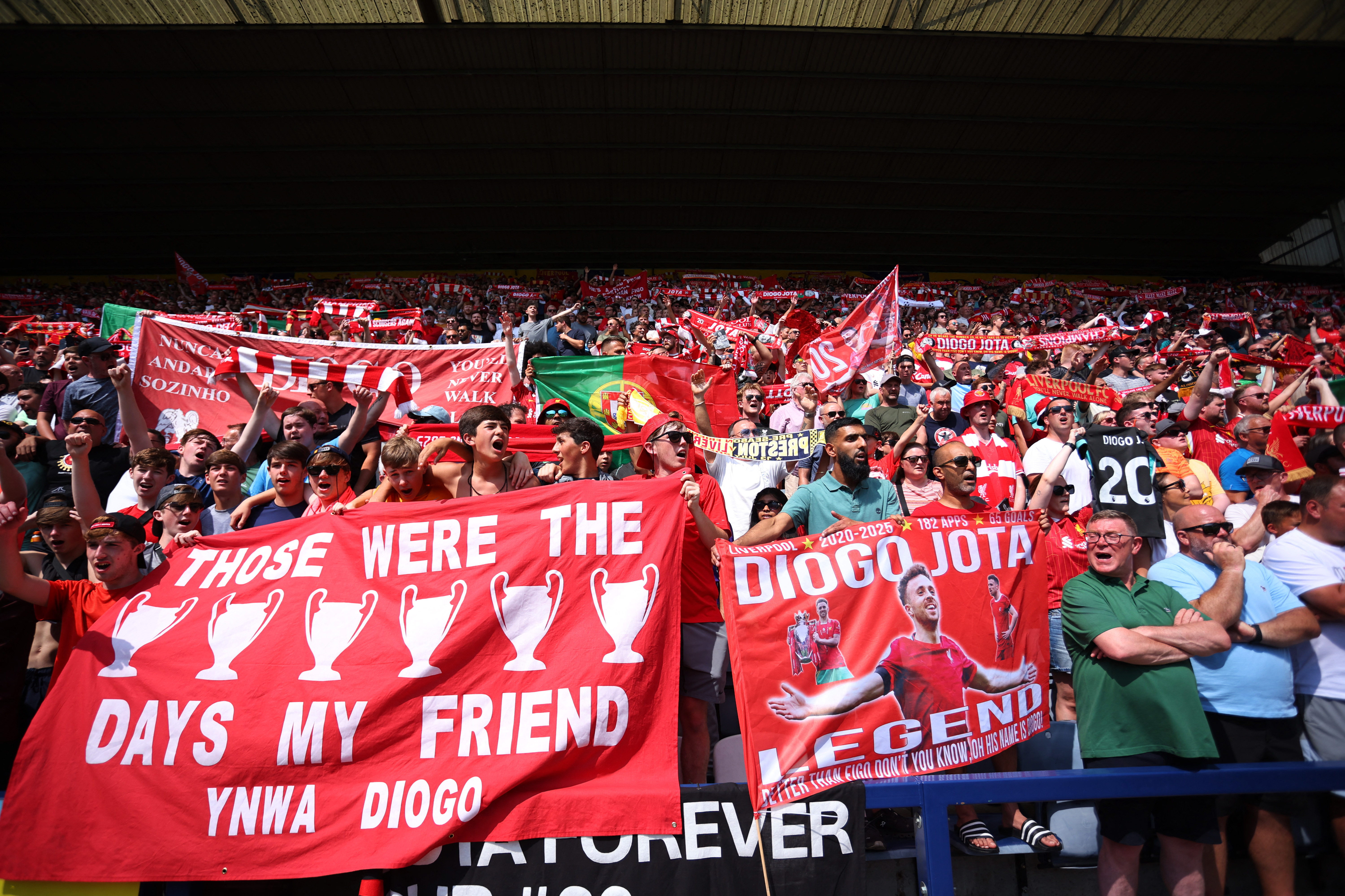 cover Liverpool boss Slot makes heartfelt tribute to Jota ahead of pre-season match