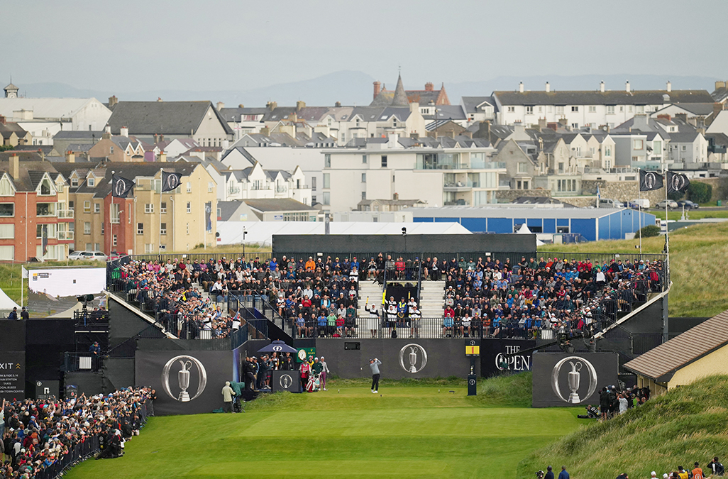 cover Packed Open leaderboard after opening day