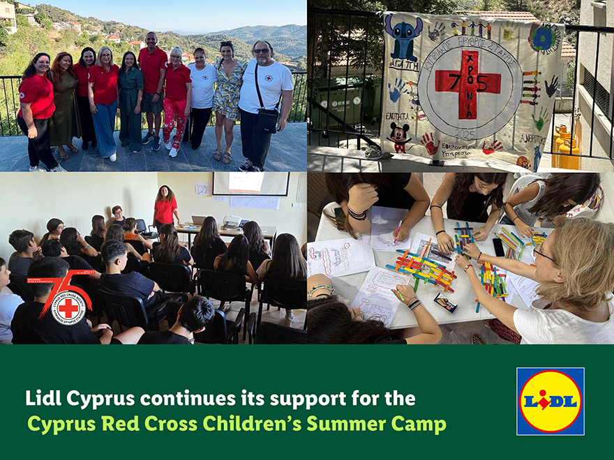 cover Lidl supports Cyprus Red Cross summer camp for yet another year