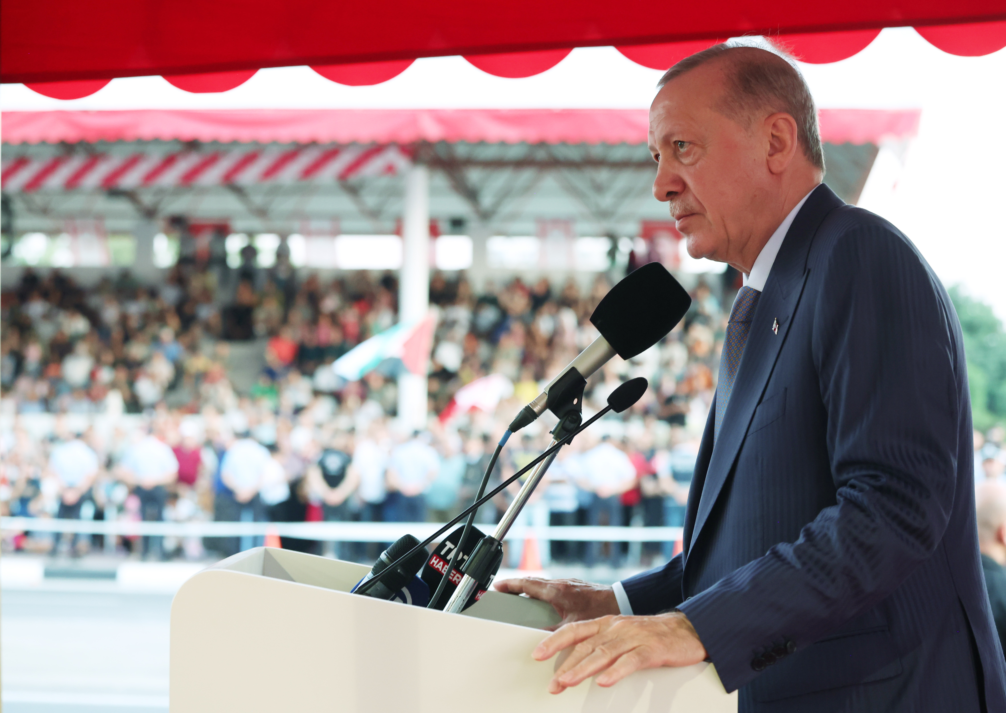 cover Erdogan reaffirms support for Tatar and two-state solution