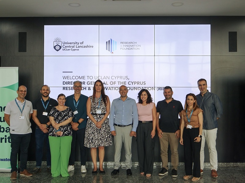 cover UCLan Cyprus hosts RIF chief to discuss strategic collaboration on research, innovation