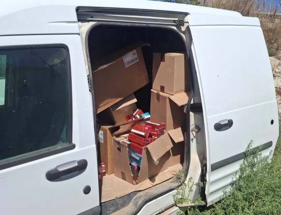 cover Arrest after 1,000 cartons duty free cigarettes found