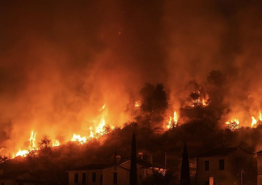 cover Fire which killed two continues to rage in Limassol district