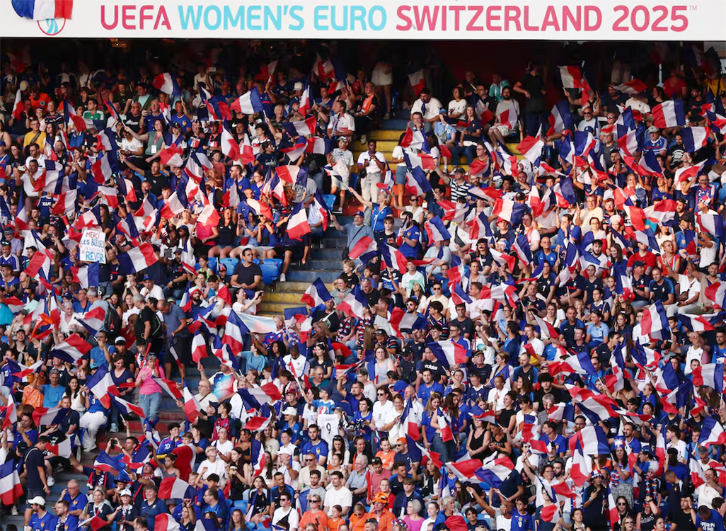 cover Euro 2025 group games draw record crowds
