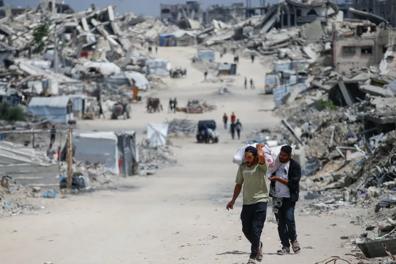 cover Plans to relocate Gazans look like a crime against humanity – international law expert
