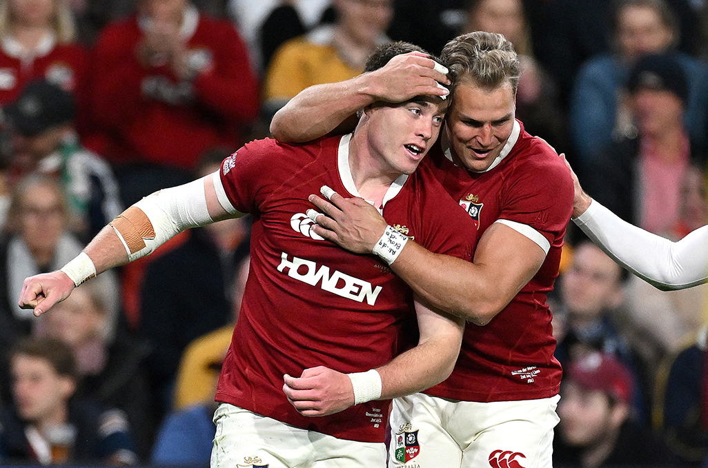 cover Van der Merwe scores hat-trick as Lions hammer AUNZ 48-0
