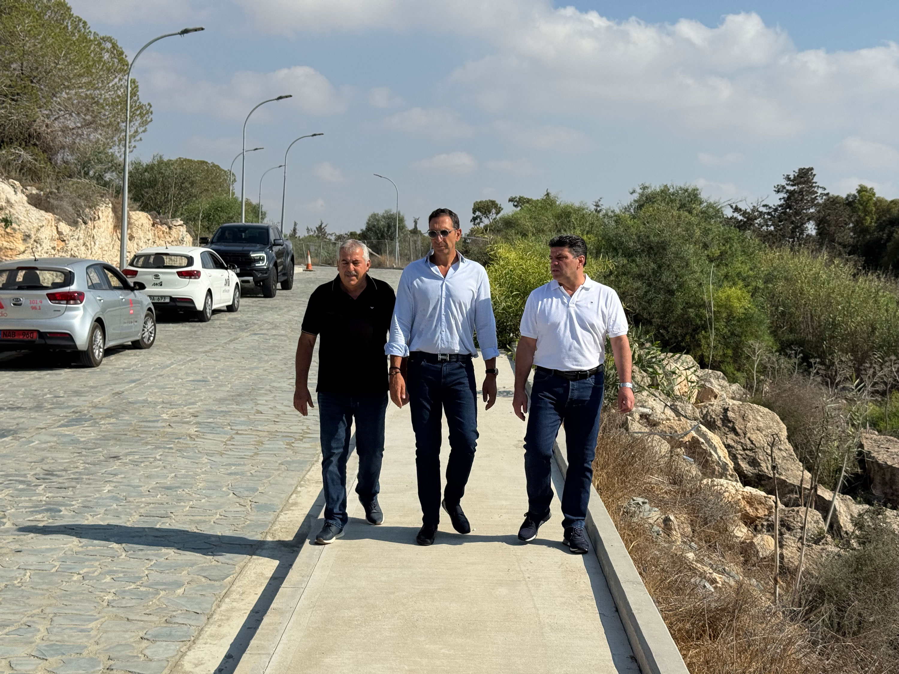 cover Liopetri fishing harbour and river road network opened to public