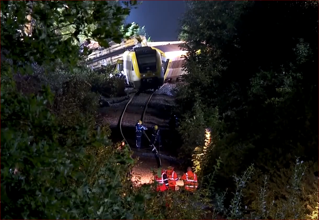 cover Three people killed in train crash in Germany, police say
