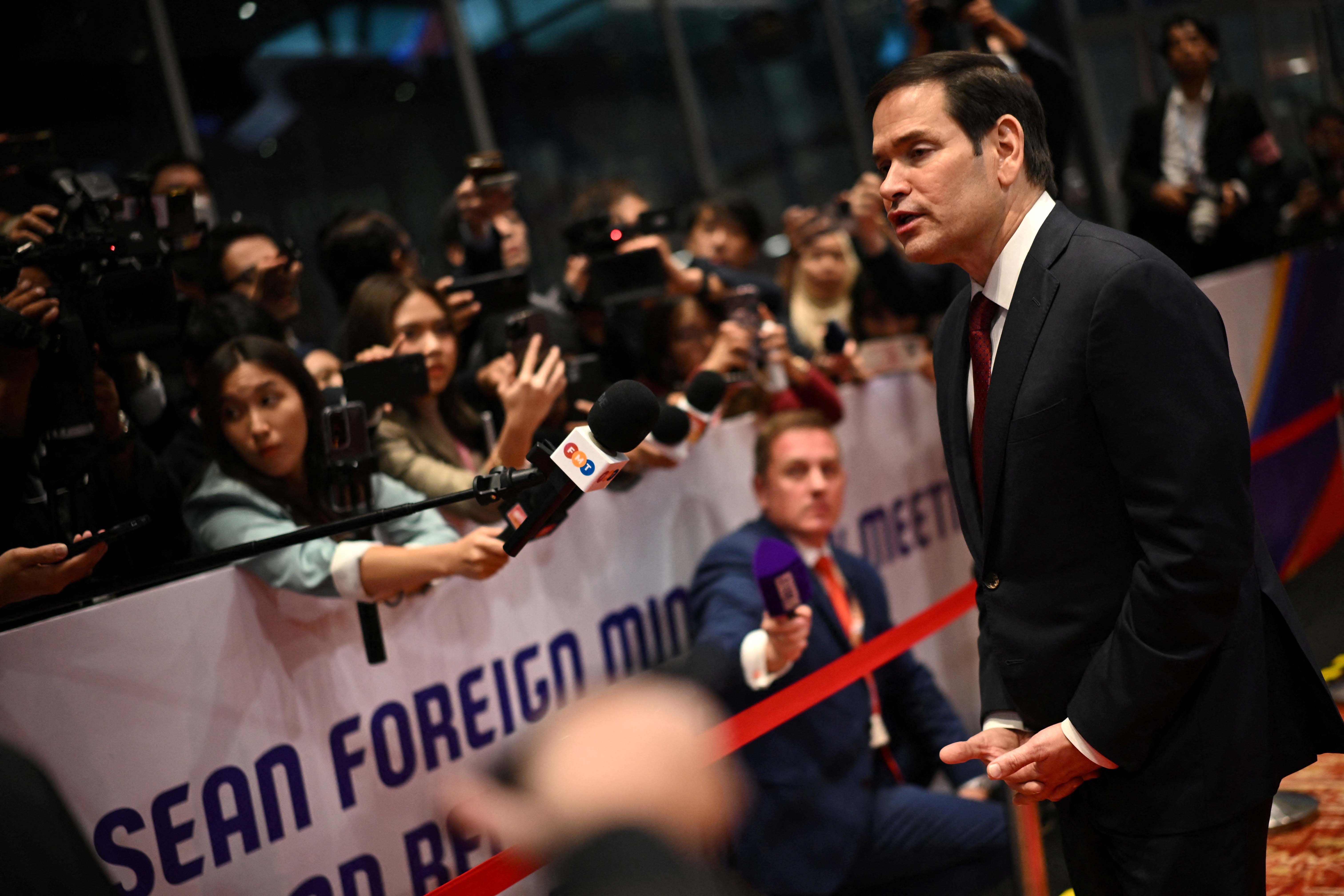 image US&#8217;s Rubio makes first Asia visit amid unease over Trump tariffs