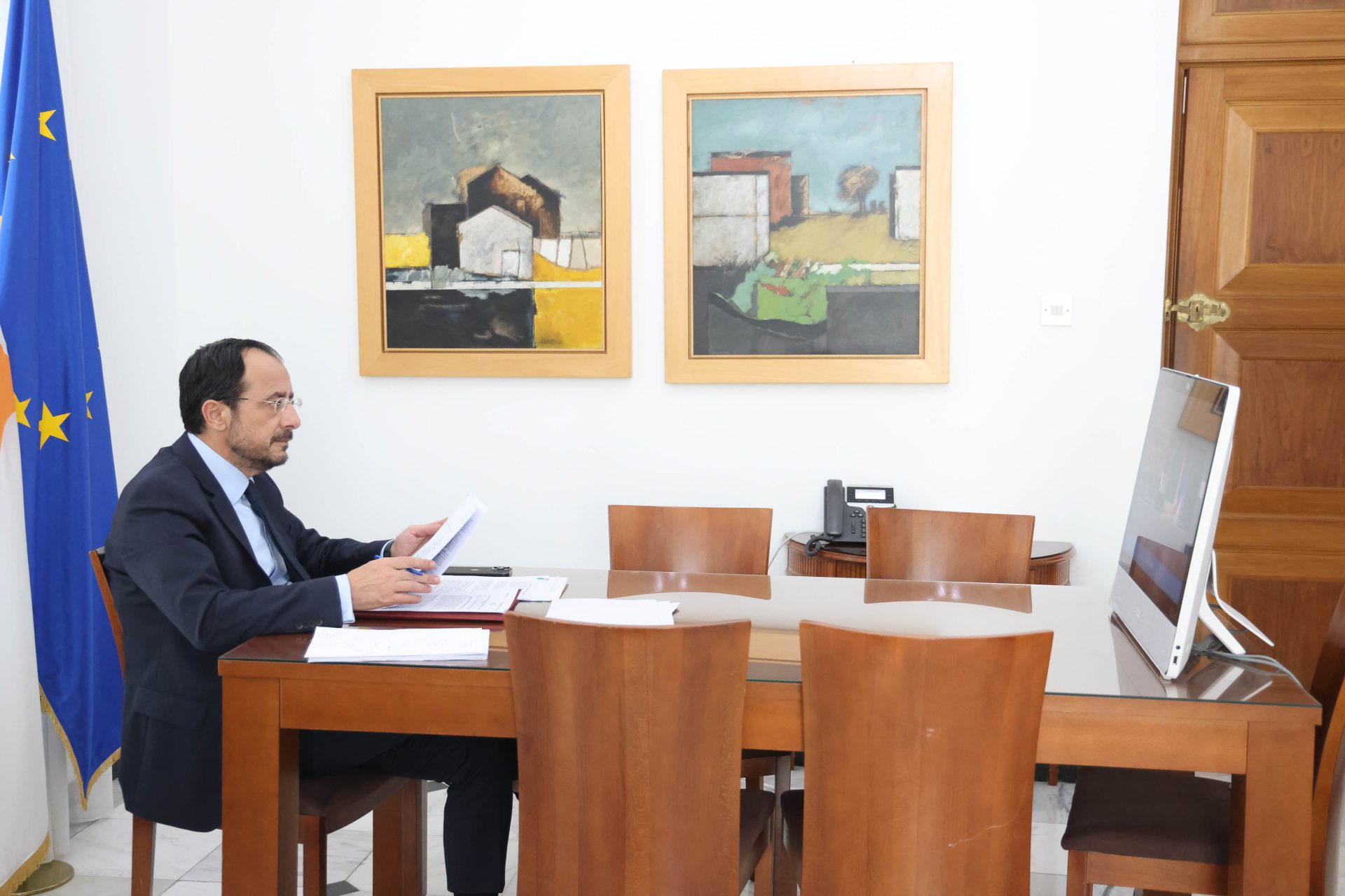 image Cyprus joins virtual summit backing Ukraine ceasefire