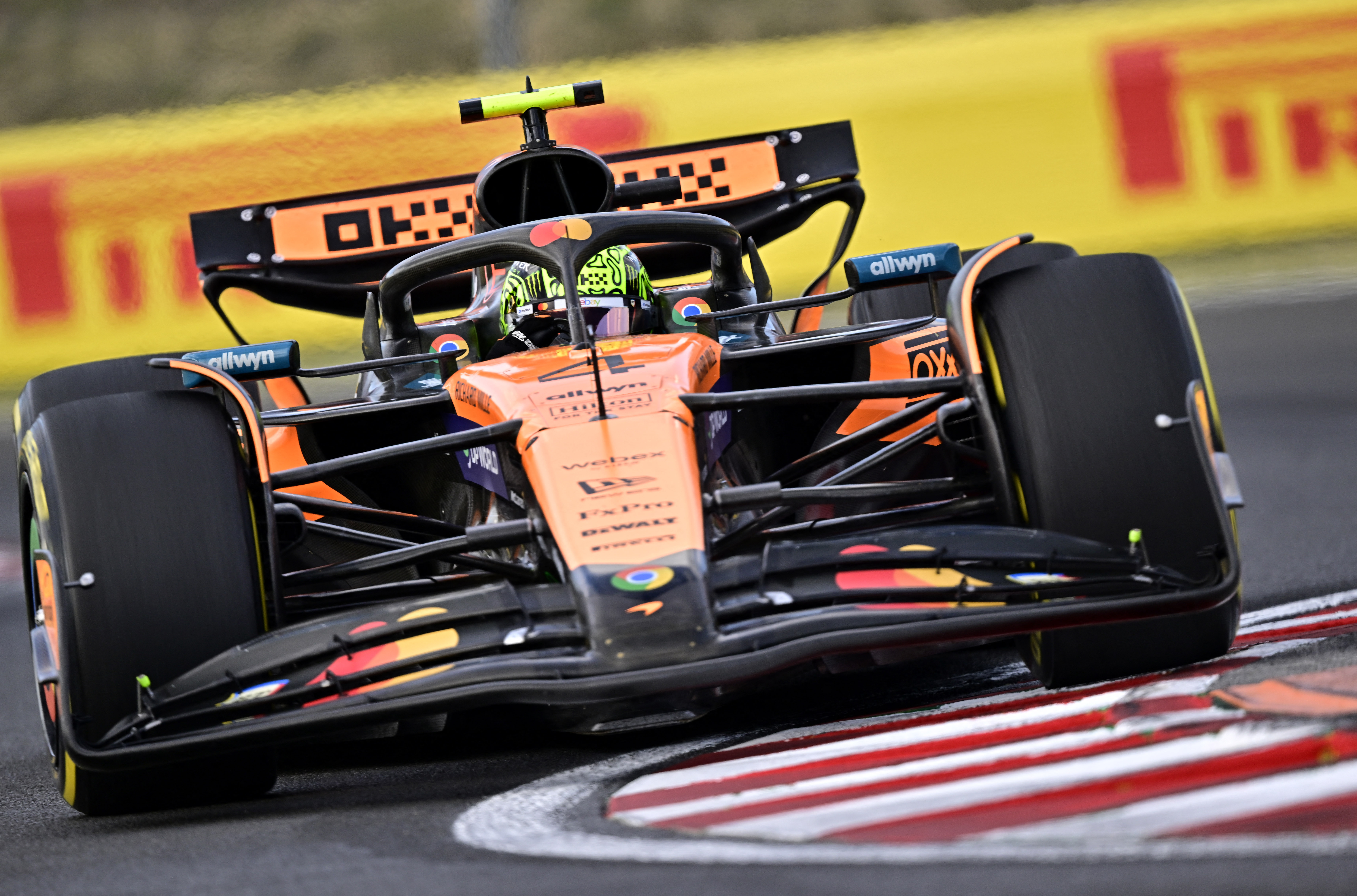 cover Norris completes Hungarian practice double as McLaren dominate