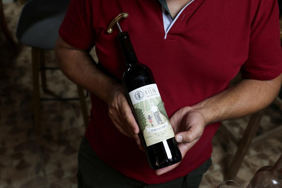 image Lebanese winemaker strains to keep business alive through war and drought