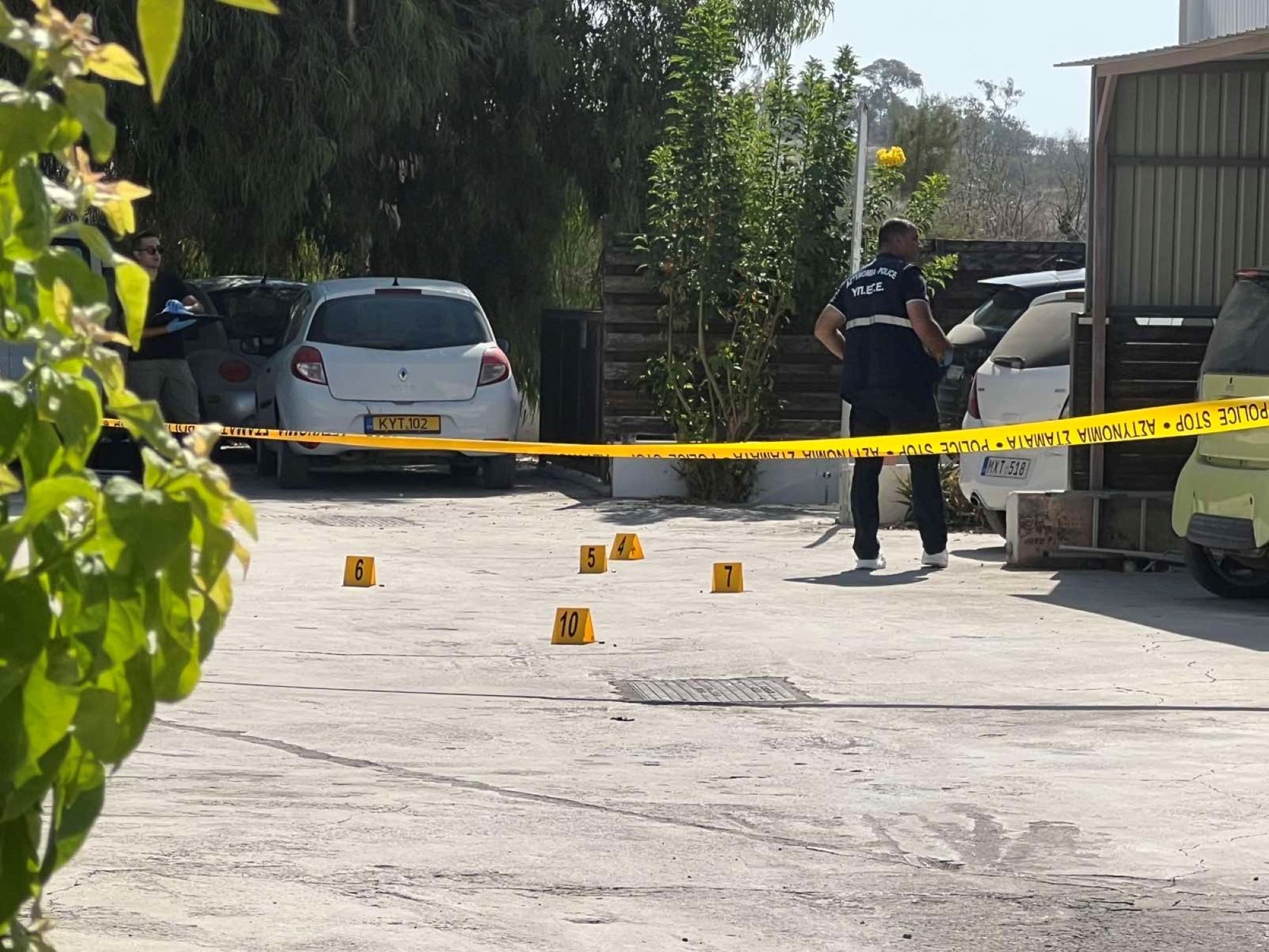 image Shots fired at vehicle in Larnaca