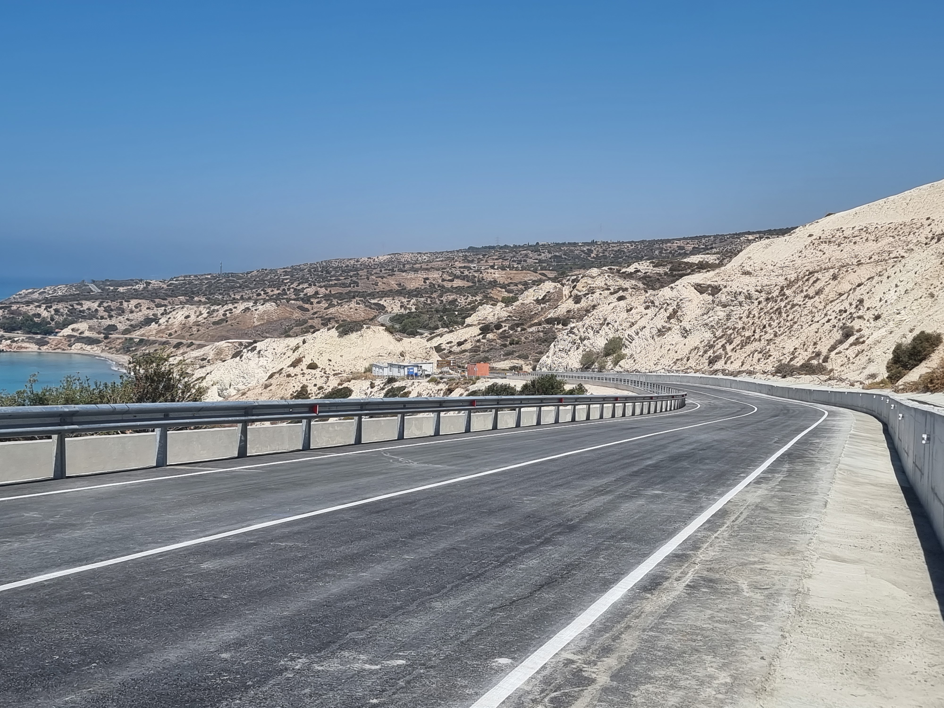 image Road stabilised near Petra tou Romiou
