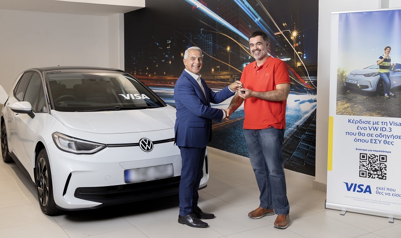 cover One grand prize winner, one electric VW ID.3, and countless digital surprises from Visa!