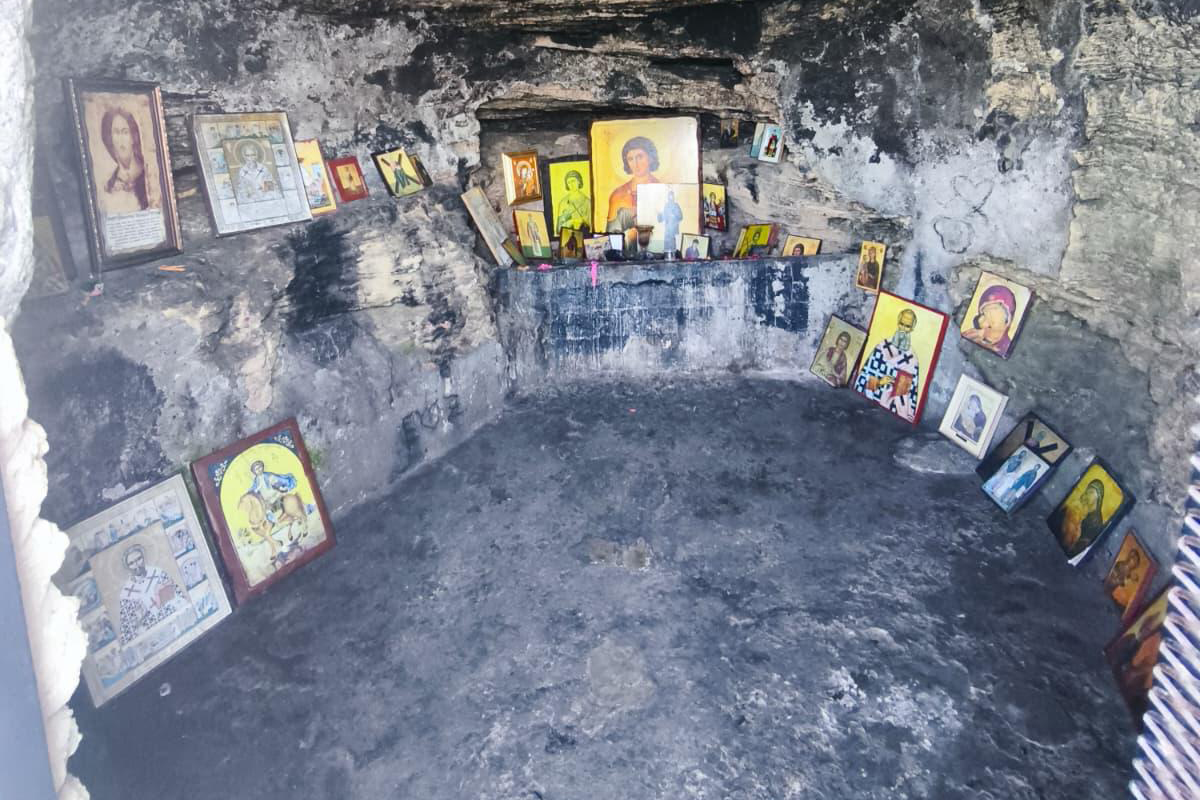 cover ‘No evidence of vandalism’ at Saint Phanourios cave