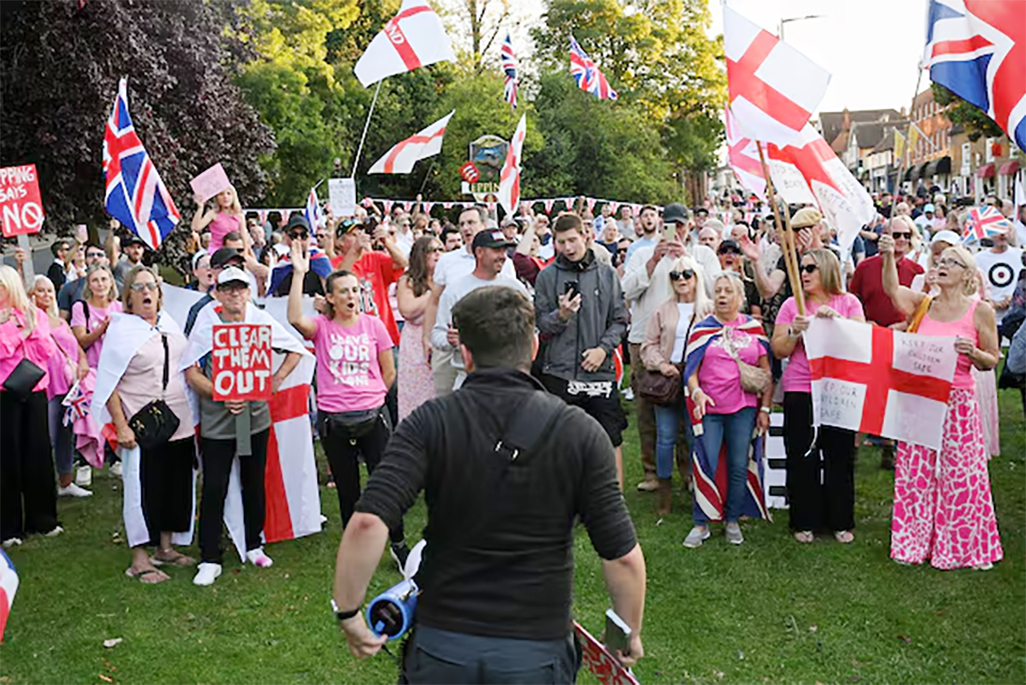 cover UK faces more protests and legal action after asylum seekers hotel injunction