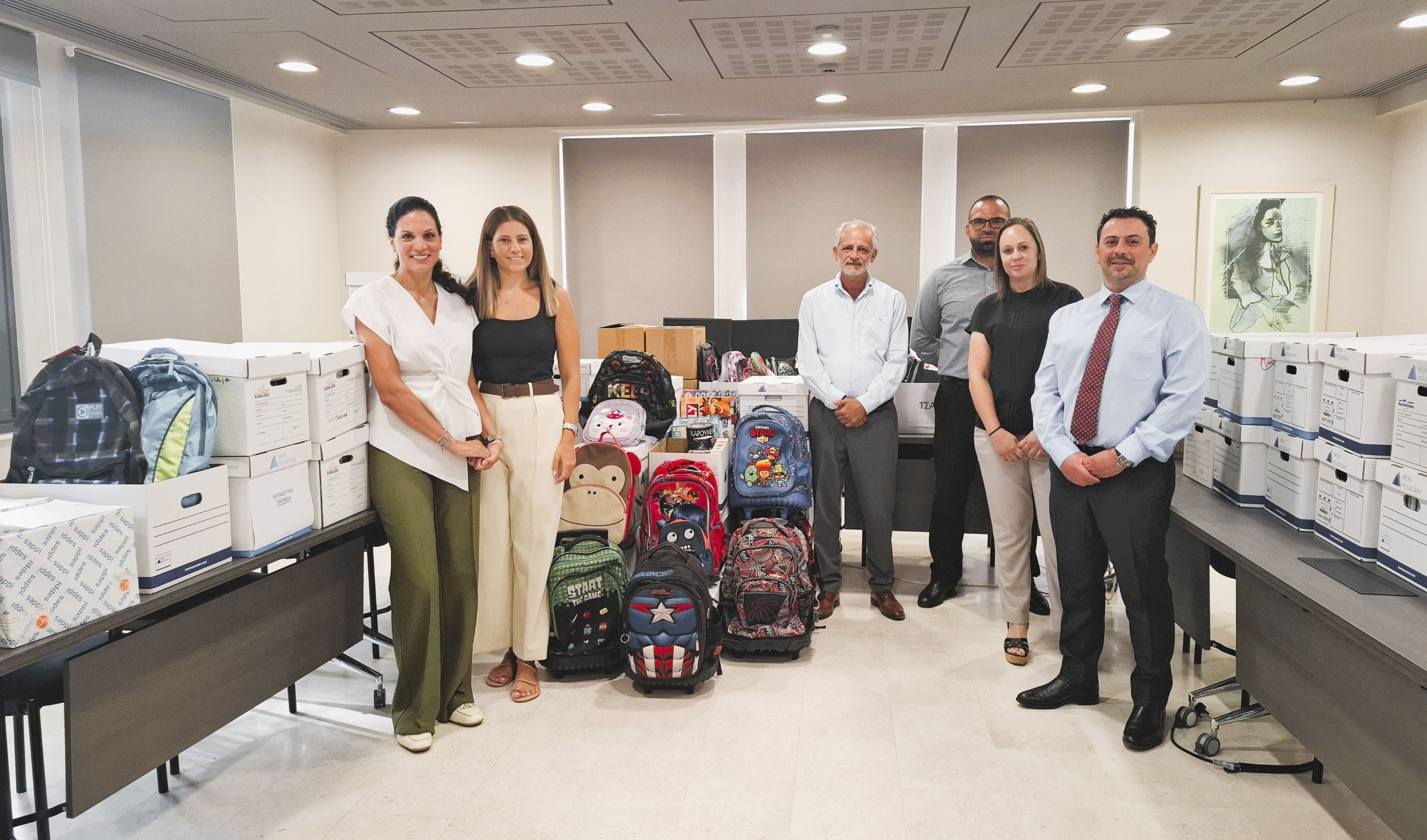cover School supplies drive for children across Cyprus, including fire-hit areas