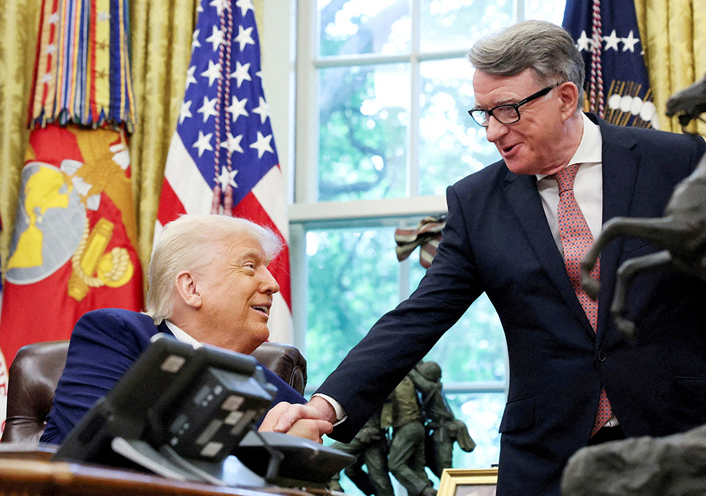 cover Mandelson, UK ambassador to US, deeply regrets association with Epstein