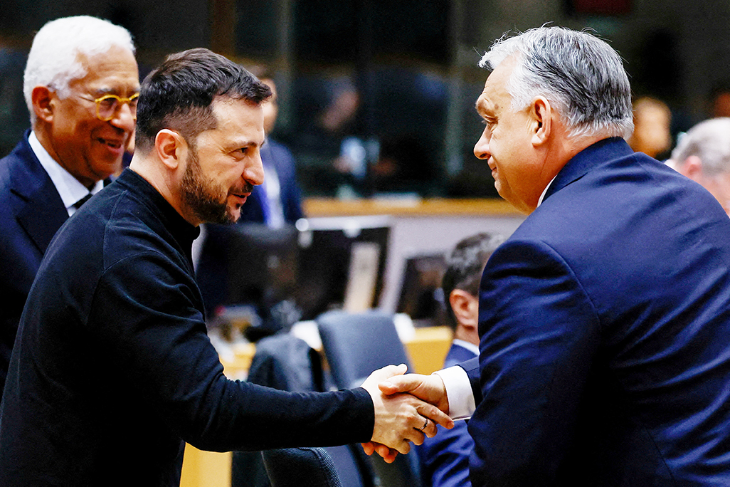 image EU on charm offensive in Ukraine as Hungary blocks Kyiv’s accession