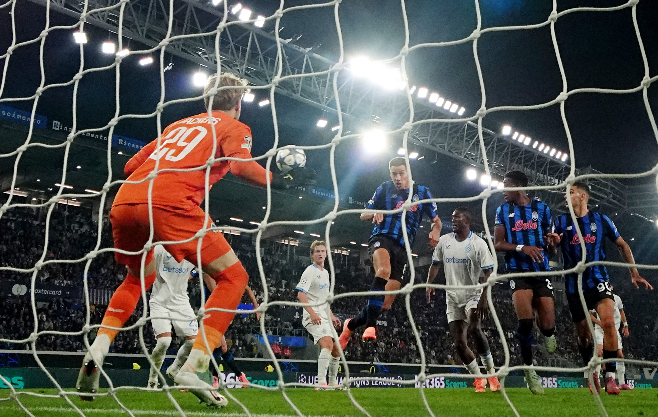 image Atalanta come from behind to beat Club Brugge