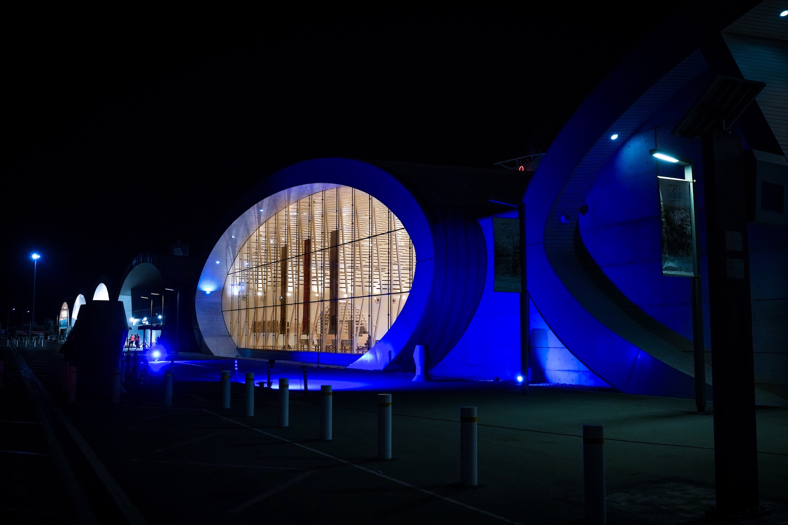 cover Limassol cruise terminal lights up blue for World Maritime Day
