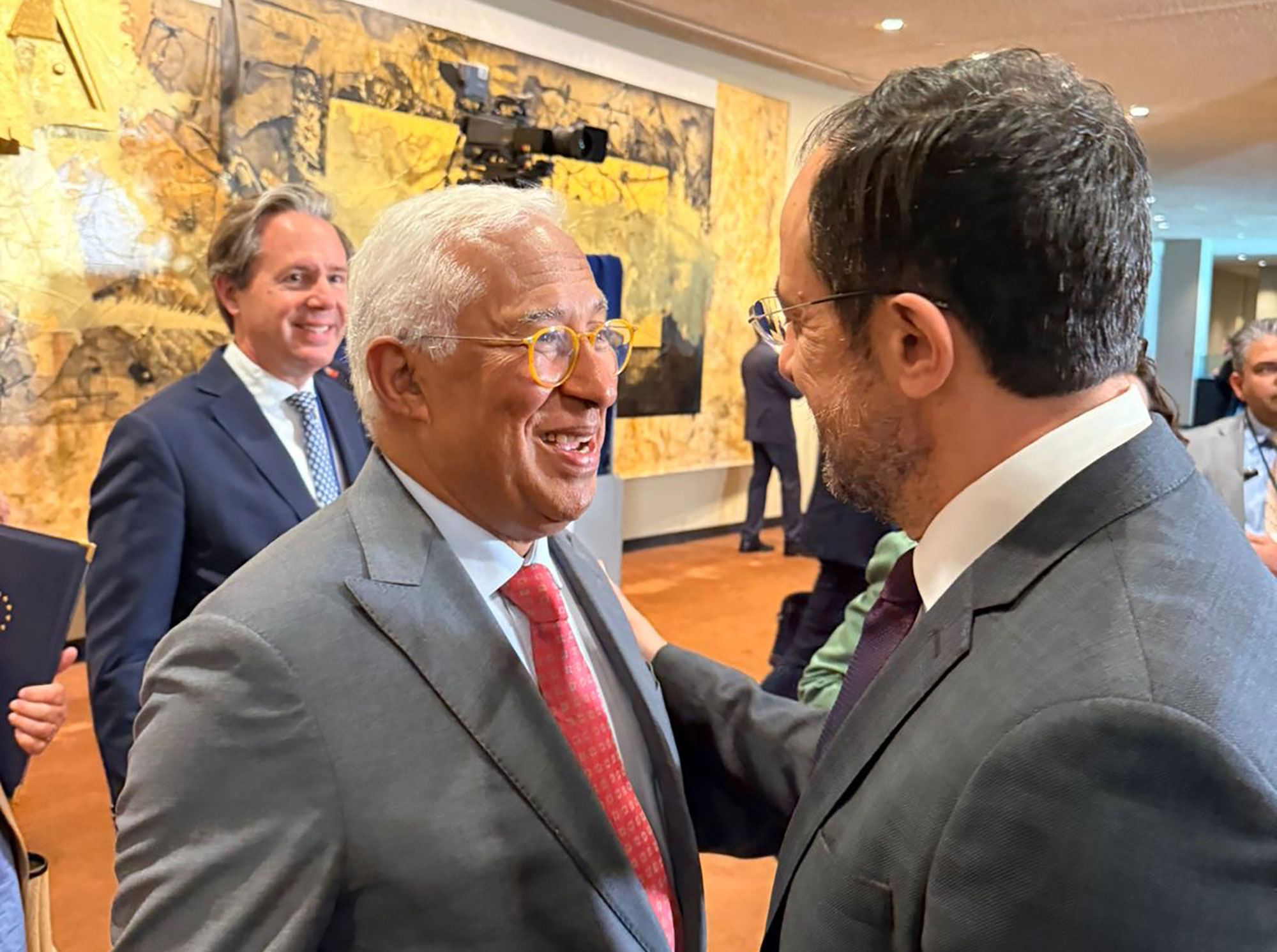 cover Christodoulides holds key meetings at UN general assembly