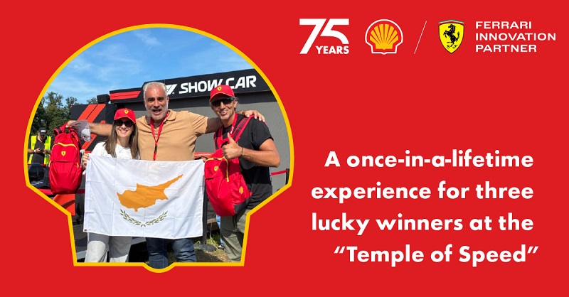 cover Shell Cyprus competition winners savour ultimate F1 experience at Monza GP