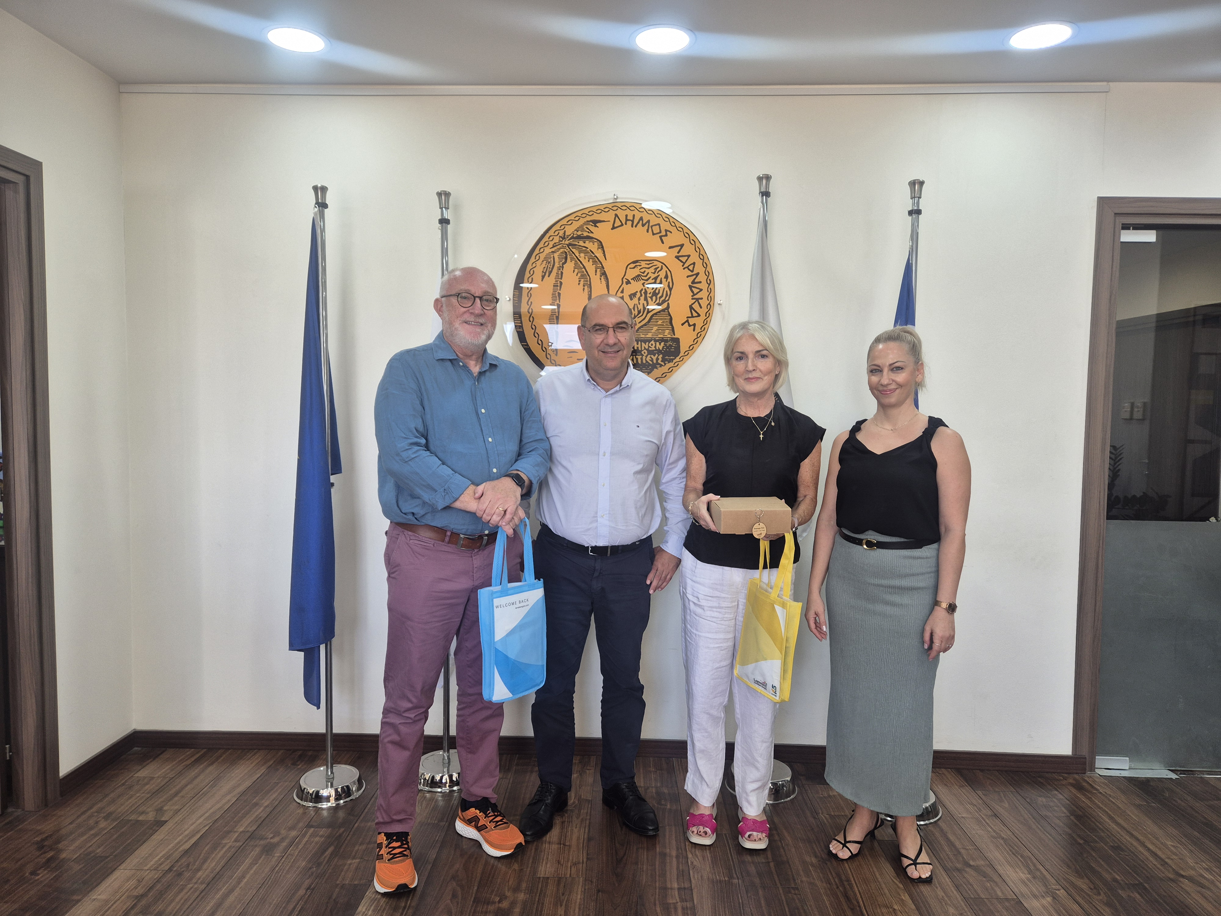 cover Irish family honoured for over 30 visits to Larnaca