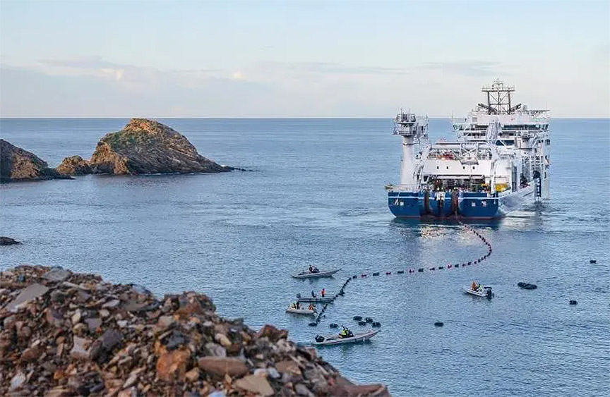 image ‘Manifest interests’ working to ensure interconnector not built, Gerapetritis says
