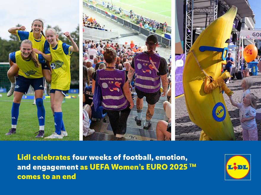 cover UEFA Women&#8217;s EURO 2025: Lidl celebrates four dynamic football weeks