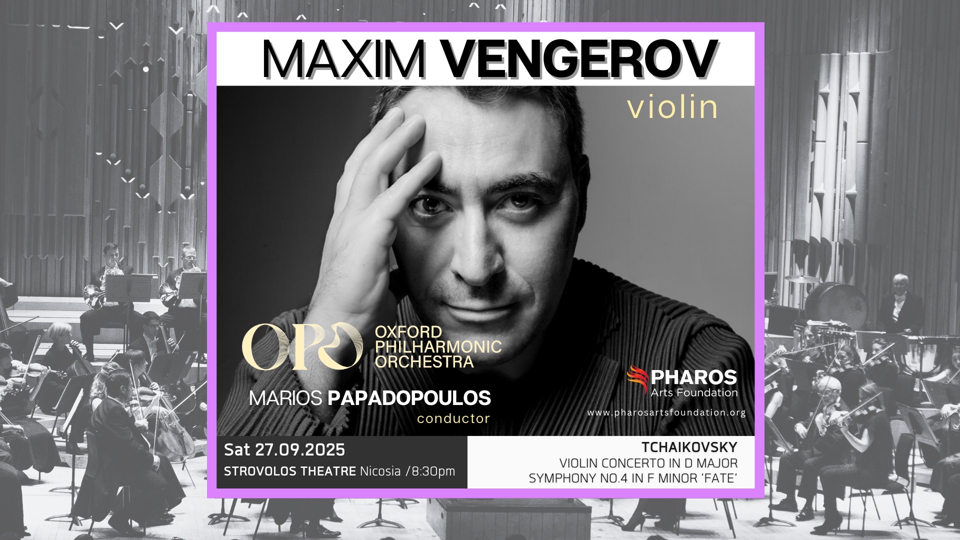 image Oxford Philharmonic Orchestra brings solo violinist to Cyprus