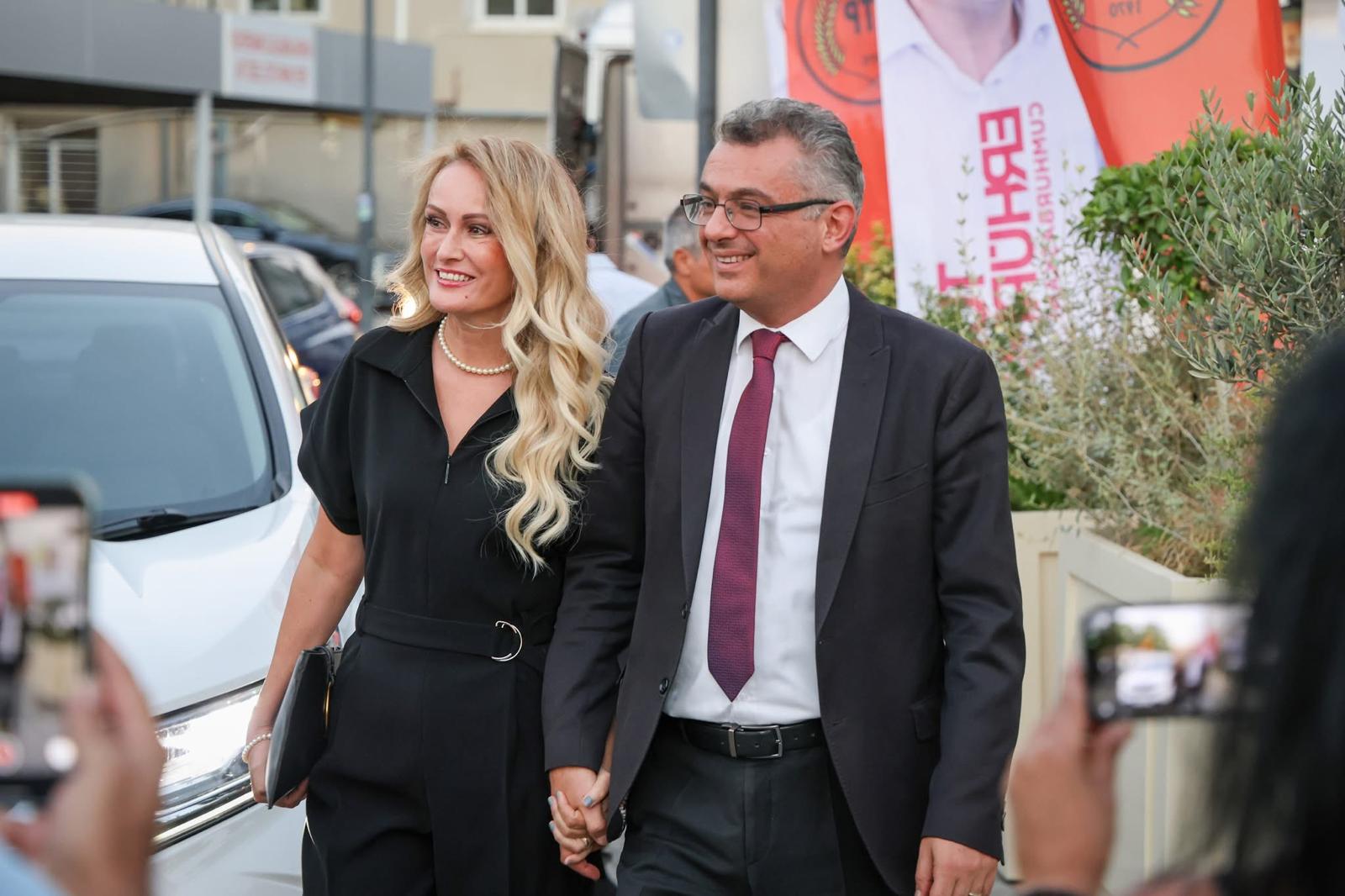 cover Erhurman leads Tatar in latest Turkish Cypriot election poll