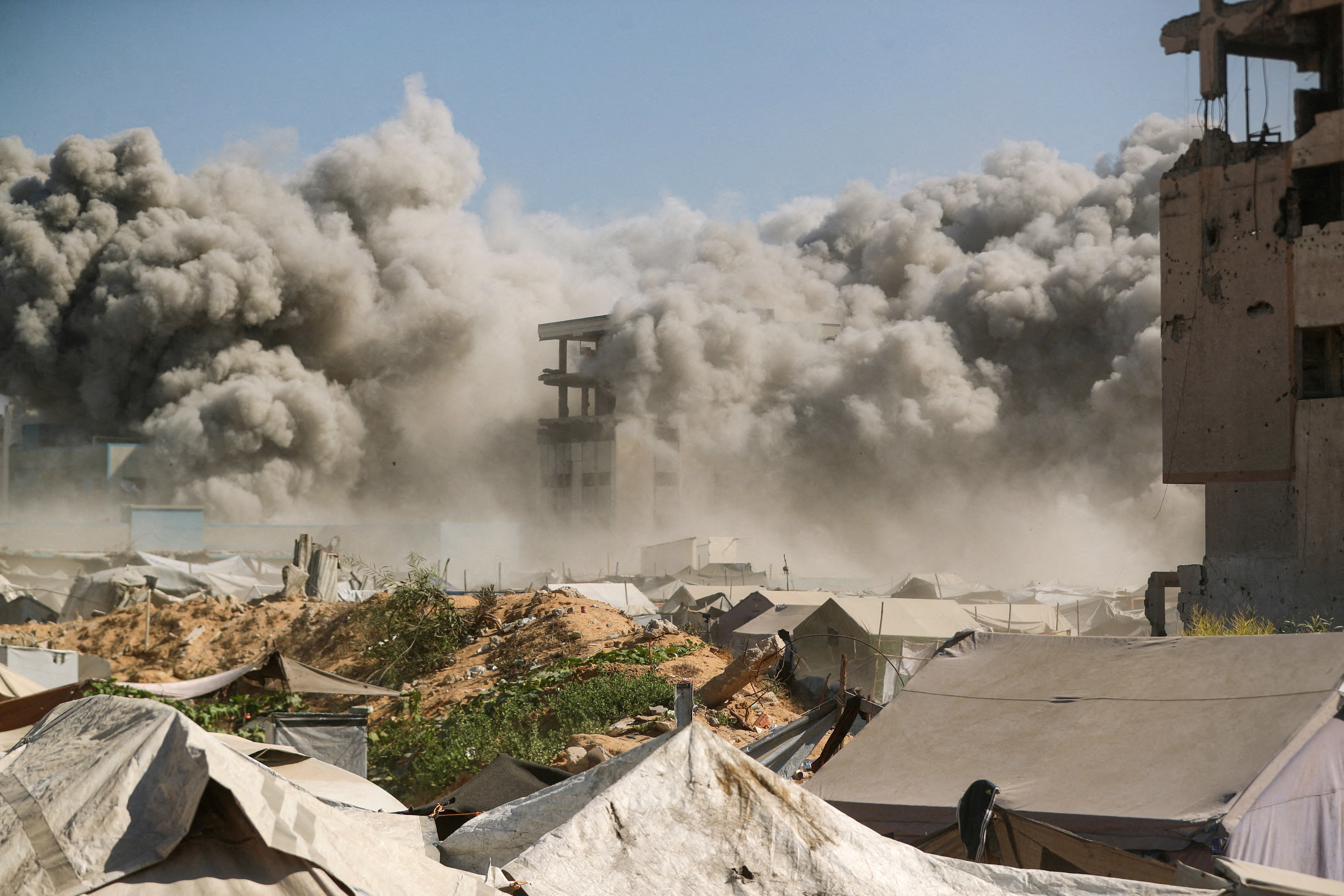 image Turkish Cypriot loses leg in Gaza missile strike