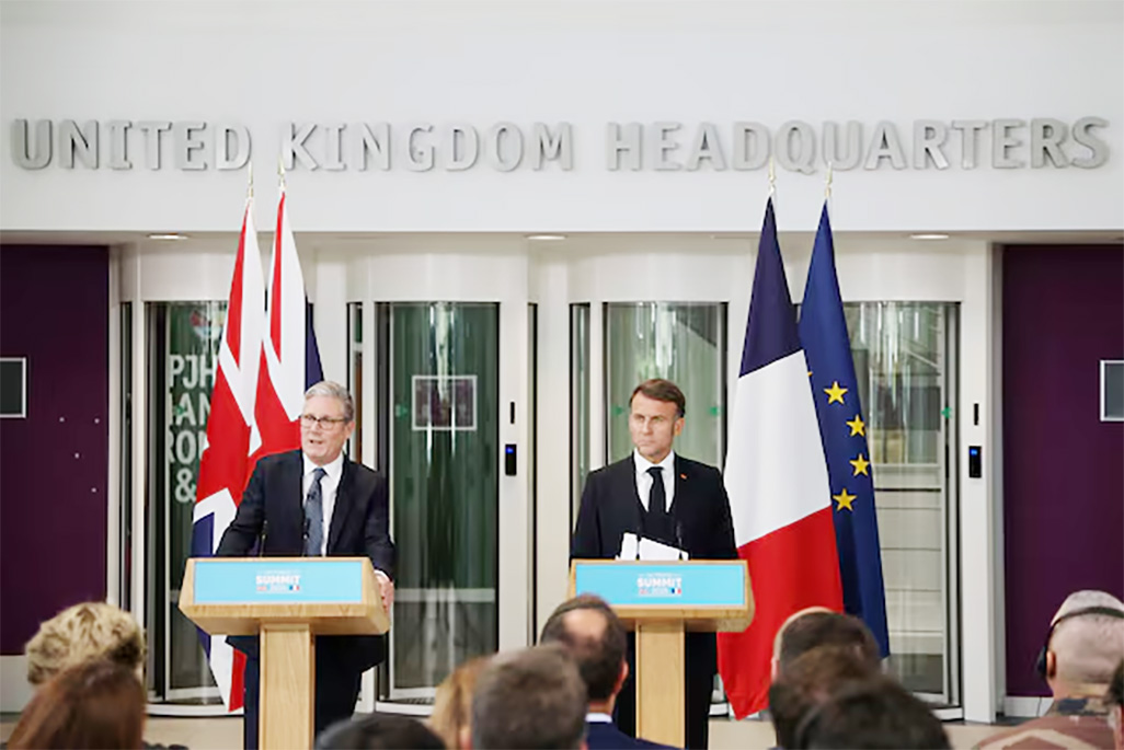 cover Britain says first migrant returned to France under &#8216;one in, one out&#8217; deal