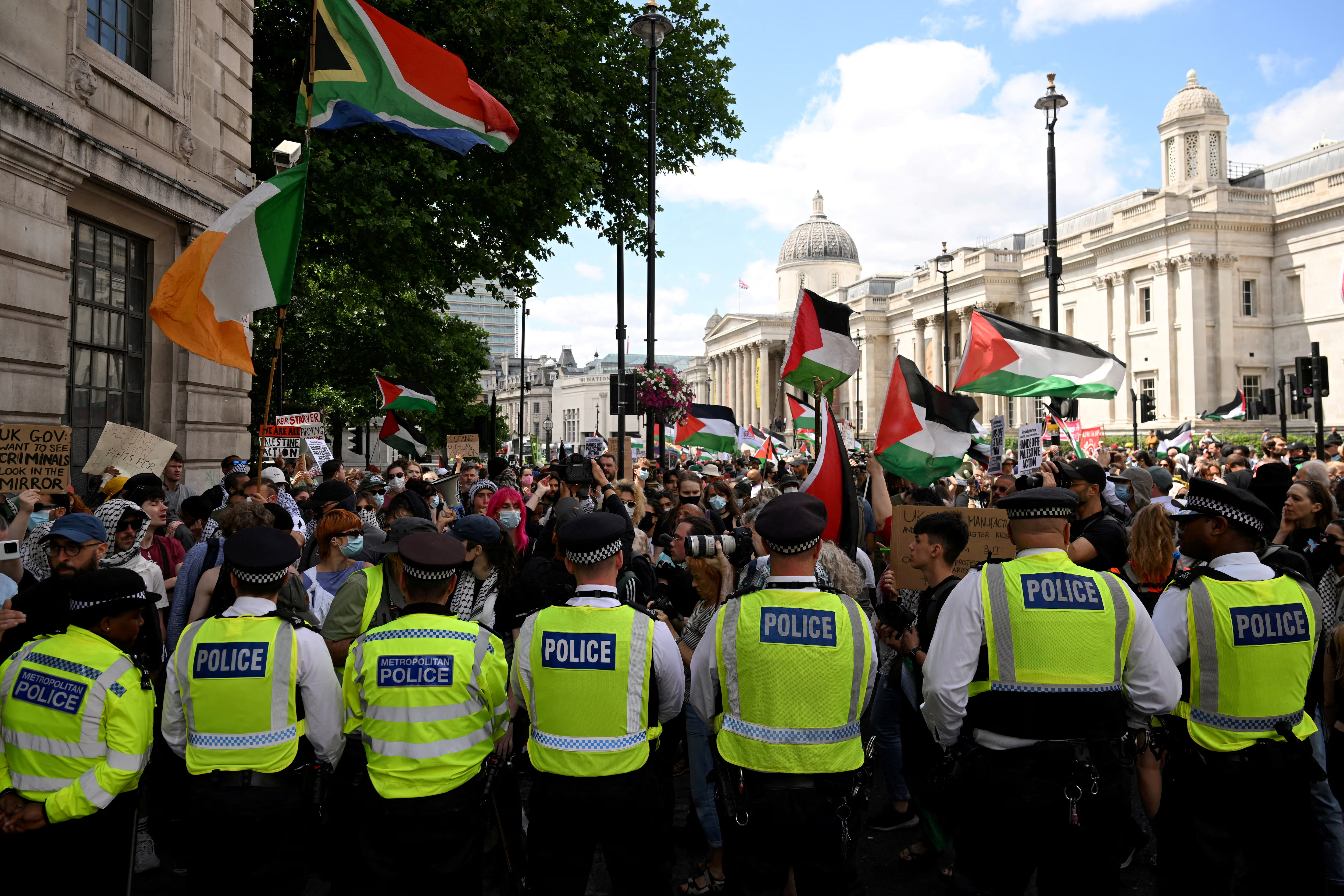 cover UK police arrest dozens at latest protest for banned Palestine Action