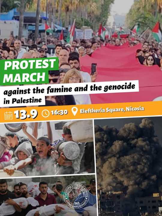 cover Cyprus Peace Council calls people to join Gaza protest