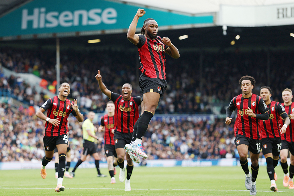 image Semenyo and Kluivert stunners send Bournemouth second
