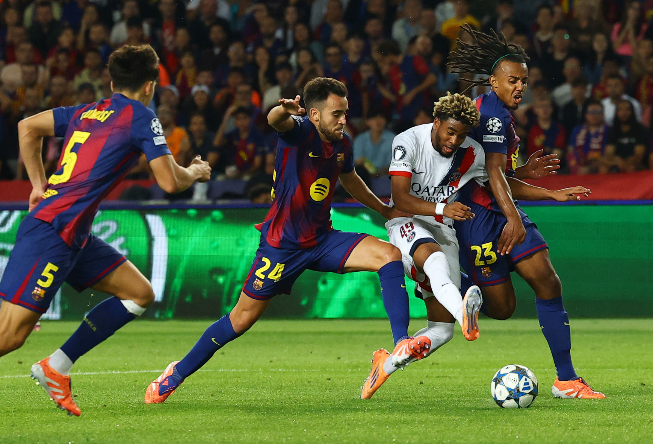 image Late drama defines Champions League night as Arsenal, PSG win and City slip in Monaco