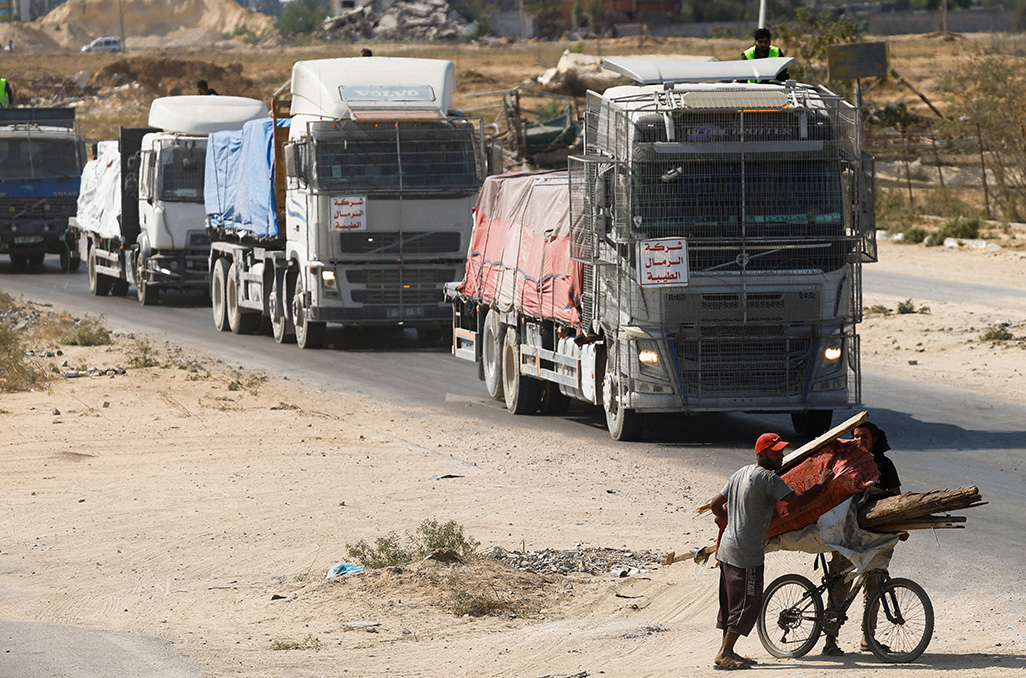 image 60 tonnes of food entering Gaza daily but not yet reaching famine-hit north