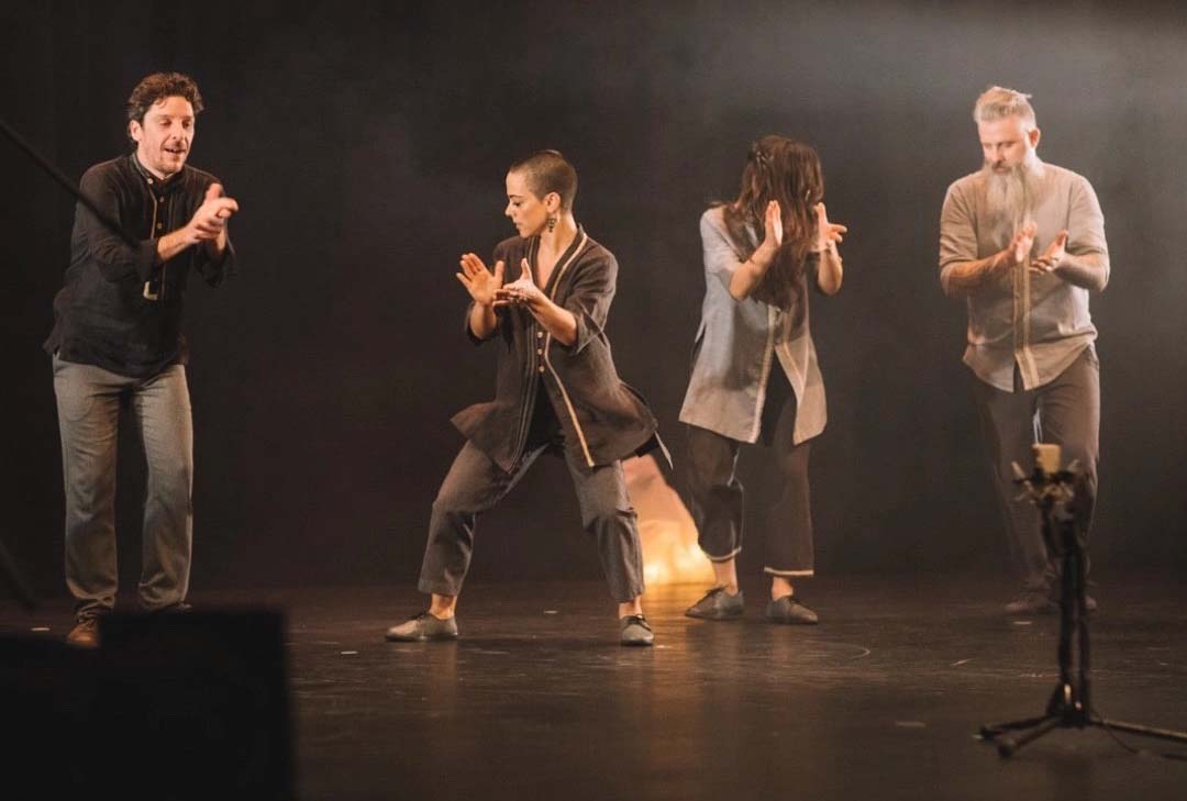 cover Body percussion, stories and songs on Nicosia stage