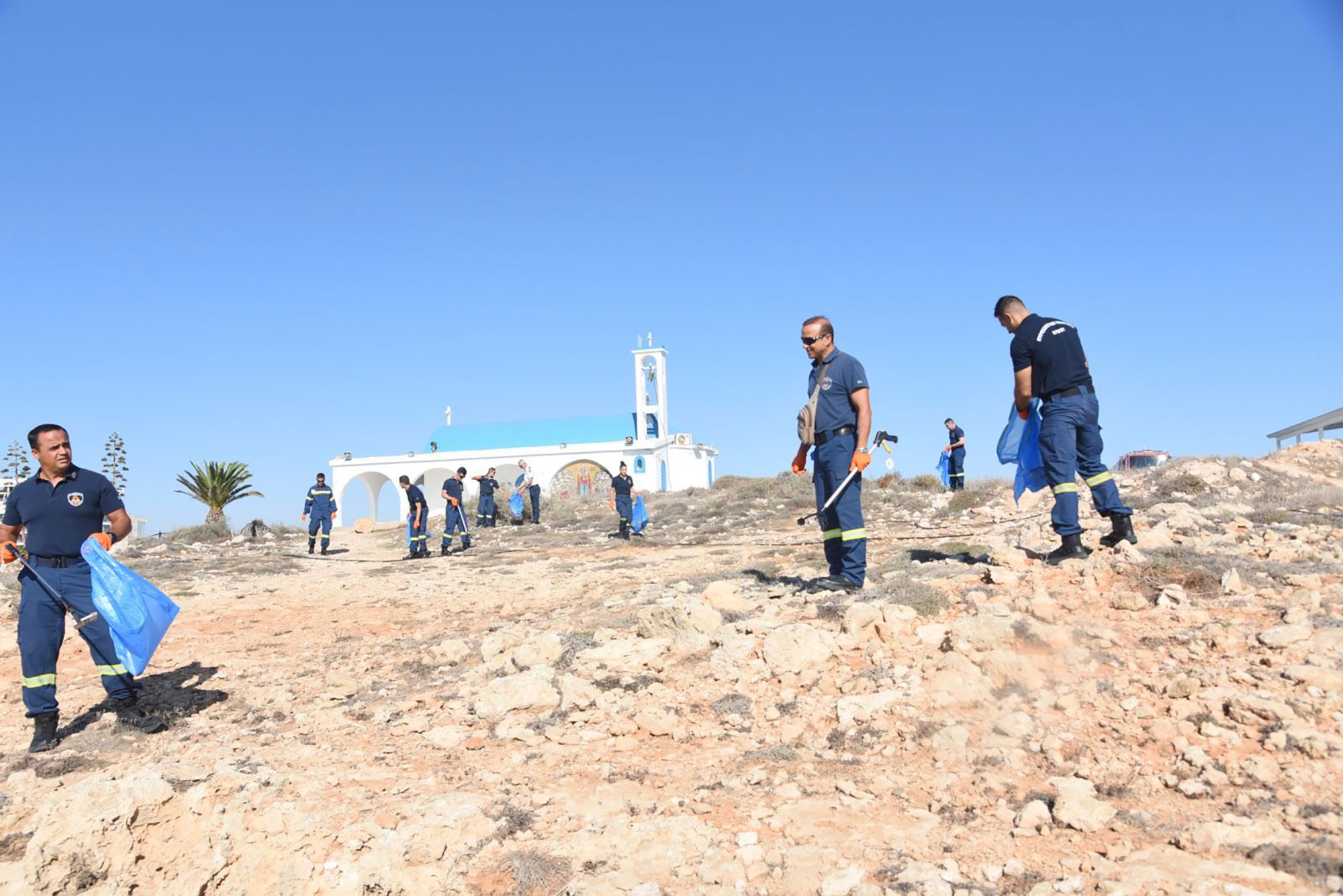 cover Fire brigade leads clean-up campaign in Ayia Thekla
