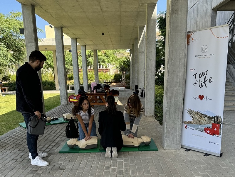 cover AUB Mediterraneo hosts life-saving CPR, defibrillator essential training