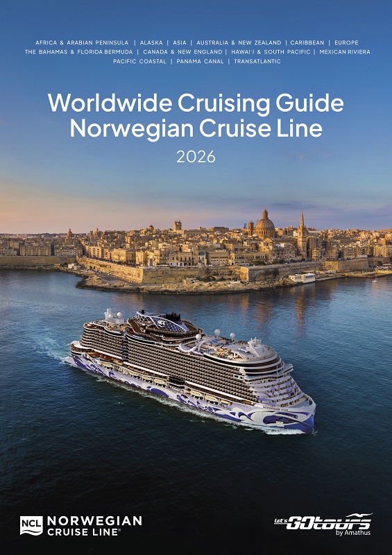 cover Set sail for 2026 with NCL’s new worldwide cruising guide!