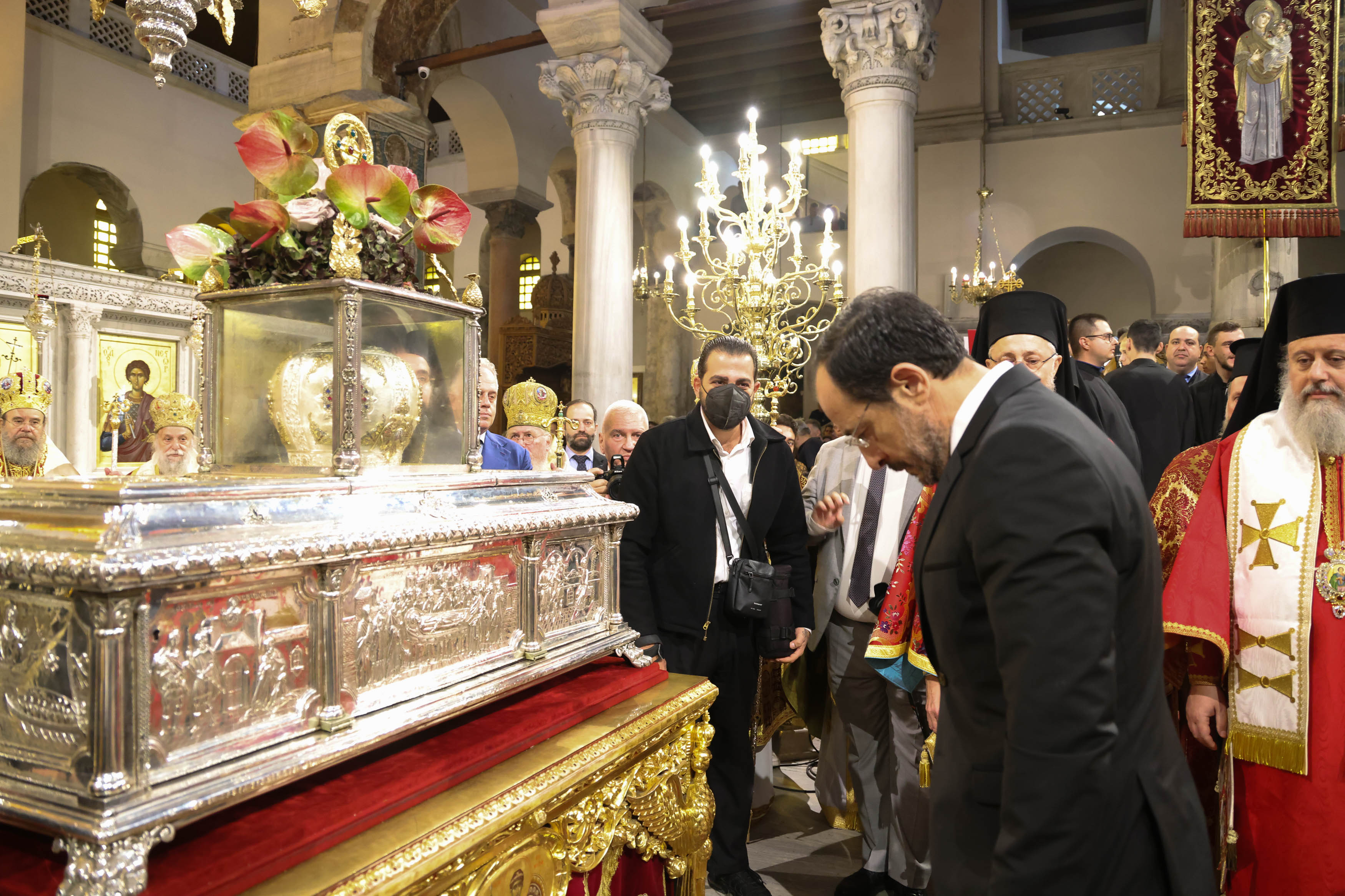 cover Christodoulides attends feast of Thessaloniki’s patron saint with Greek president
