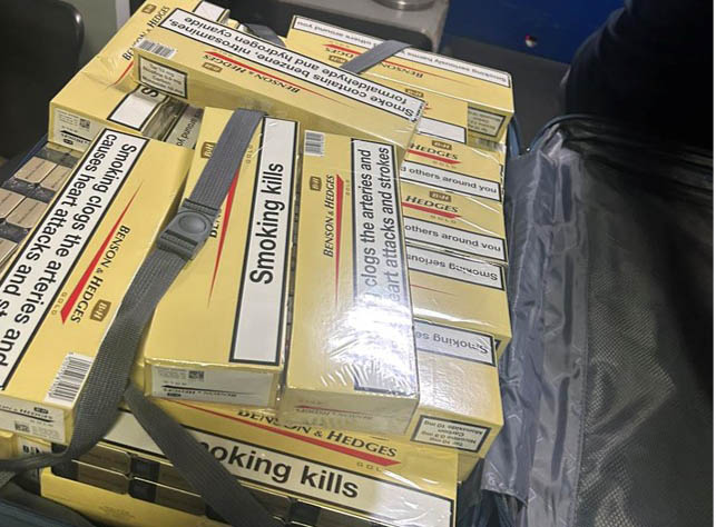 image Untaxed cigarettes seized at Paphos airport