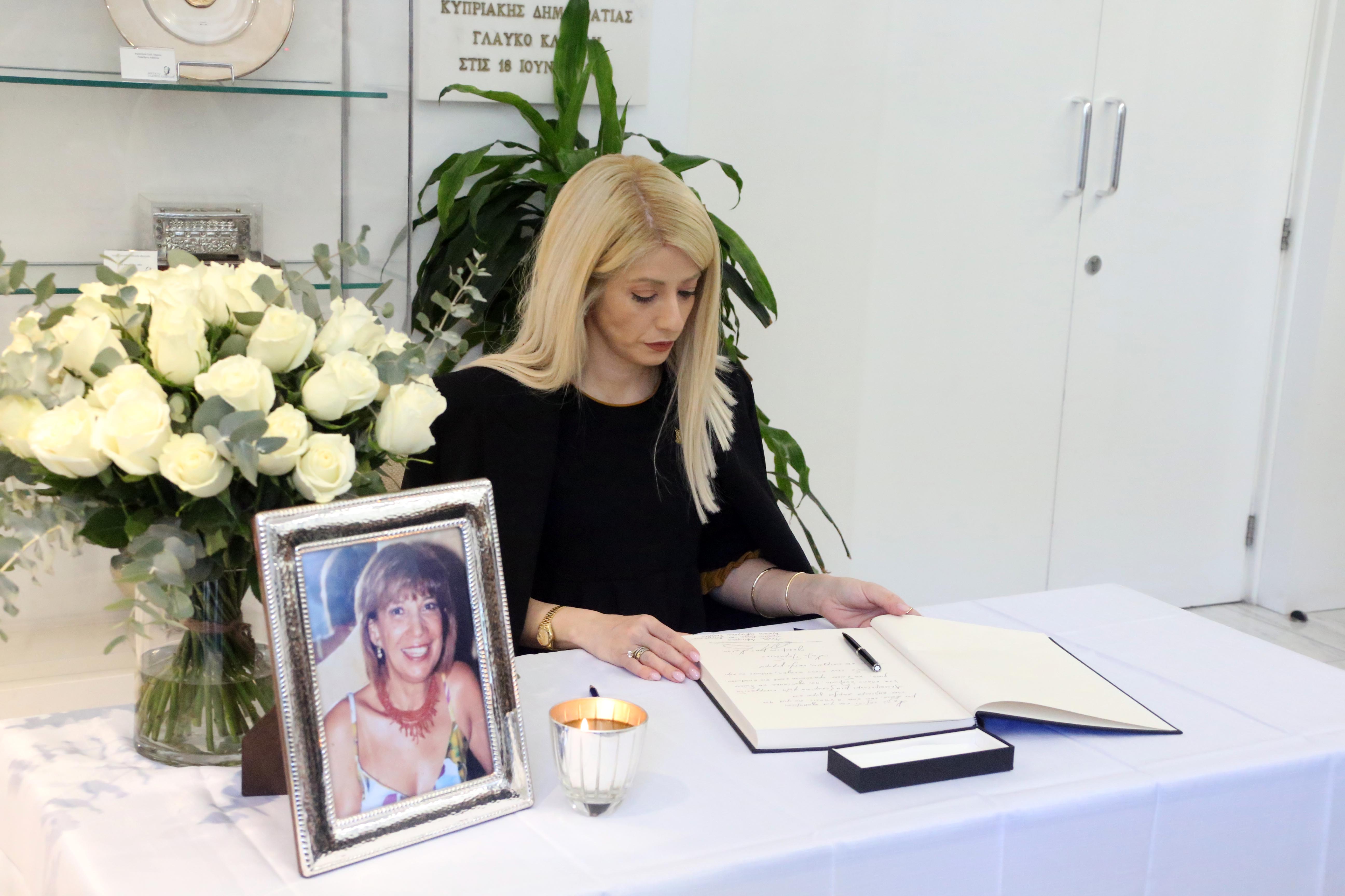 image Disy opens condolences book for Katie Clerides