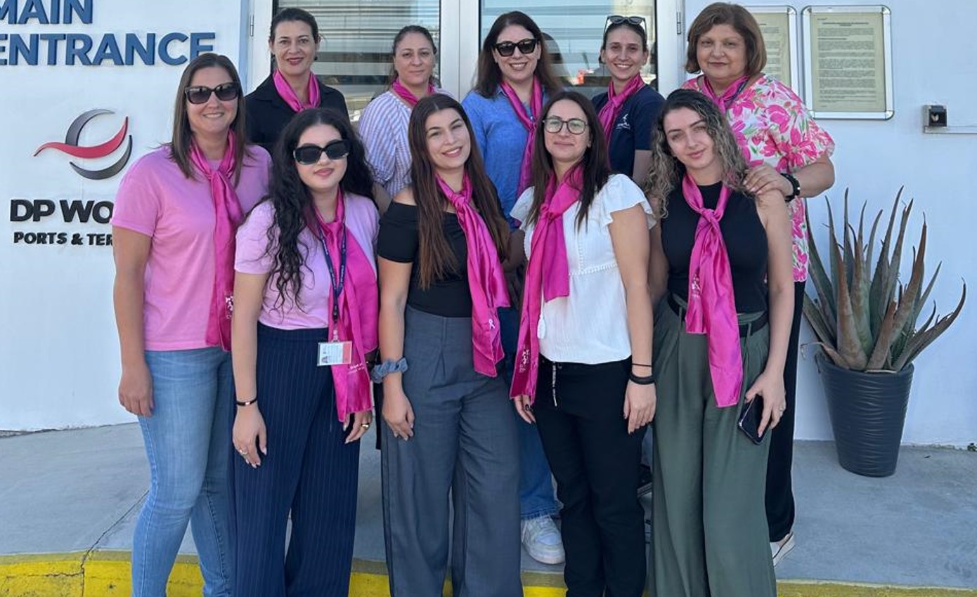 image Limassol port operator promotes breast cancer awareness and early detection