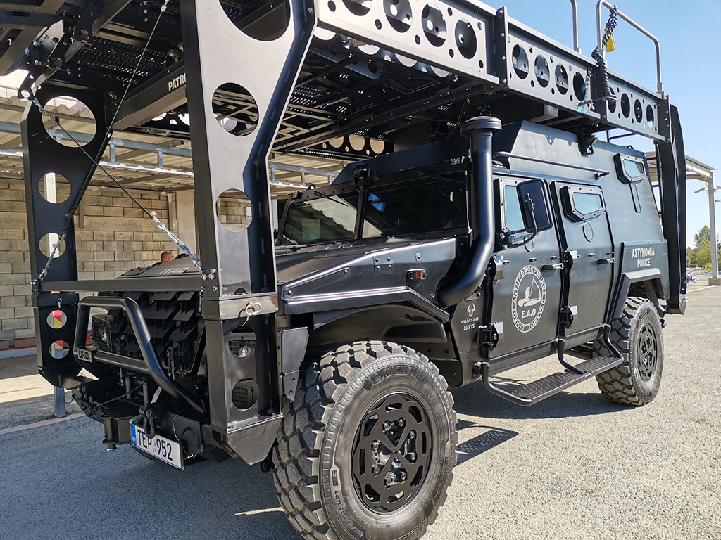 cover Cyprus receives first EU-funded armoured vehicle for counter-terrorism